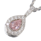 �s���N�_�C�������h 0.159ct/FOP/SI2 �_�C�������h �v���`�i �s���N�S�[���h �l�b�N���X