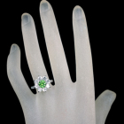 ���V�A�Y�f�}���g�C�h�K�[�l�b�g 1.2ct �_�C�������h ��2ct �v���`�i �����O(�w��)