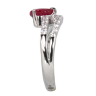 �n�[�g�V�F�C�v���r�[ 1.0ct �_�C�������h 0.3ct �v���`�i �����O(�w��)