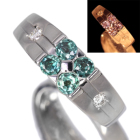 �A���L�T���h���C�g 0.5ct �_�C�������h �v���`�i �����O(�w��)