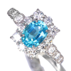 �l�I���u���[�A�p�^�C�g ��1.2ct �_�C�������h 0.7ct �v���`�i �����O(�w��)