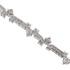 �_�C�������h 11.3ct �z���C�g�S�[���h �l�b�N���X