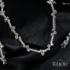 �_�C�������h 11.3ct �z���C�g�S�[���h �l�b�N���X