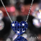 �uSIZUKU�v�u���[�T�t�@�C�A 3.4ct �z���C�g�S�[���h �l�b�N���X