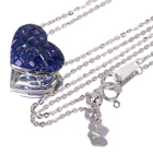 �uSIZUKU�v�u���[�T�t�@�C�A 3.4ct �z���C�g�S�[���h �l�b�N���X