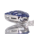 �uSIZUKU�v�u���[�T�t�@�C�A 3.4ct �z���C�g�S�[���h �l�b�N���X