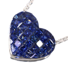 �uSIZUKU�v�u���[�T�t�@�C�A 3.4ct �z���C�g�S�[���h �l�b�N���X