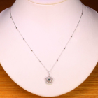 �A���L�T���h���C�g 0.18ct ���[�Y�J�b�g�_�C�������h ��0.5ct �_�C�������h �v���`�i �l�b�N���X