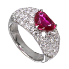 ����M�n�[�g�V�F�C�v���r�[ 2ct �_�C�������h 2.6ct �v���`�i �����O(�w��)