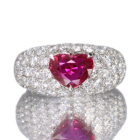 ����M�n�[�g�V�F�C�v���r�[ 2ct �_�C�������h 2.6ct �v���`�i �����O(�w��)