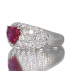 ����M�n�[�g�V�F�C�v���r�[ 2ct �_�C�������h 2.6ct �v���`�i �����O(�w��)