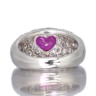 ����M�n�[�g�V�F�C�v���r�[ 2ct �_�C�������h 2.6ct �v���`�i �����O(�w��)