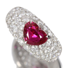 ����M�n�[�g�V�F�C�v���r�[ 2ct �_�C�������h 2.6ct �v���`�i �����O(�w��)