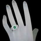 �O���[���K�[�l�b�g�i�c�@�{���C�g�j 2.0ct �_�C�������h 1.0ct �v���`�i �����O(�w��)