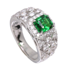 �O���[���K�[�l�b�g�i�c�@�{���C�g�j 2.0ct �_�C�������h 1.0ct �v���`�i �����O(�w��)