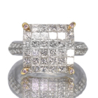 �_�C�������h 2.3ct �C�G���[�_�C�������h �z���C�g�S�[���h �C�G���[�S�[���h �����O(�w��)