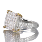 �_�C�������h 2.3ct �C�G���[�_�C�������h �z���C�g�S�[���h �C�G���[�S�[���h �����O(�w��)