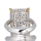 �_�C�������h 2.3ct �C�G���[�_�C�������h �z���C�g�S�[���h �C�G���[�S�[���h �����O(�w��)