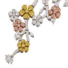 �s���N�_�C�������h �C�G���[�_�C�������h �_�C�������h �g�[�^�� 10ct �z���C�g�S�[���h �s���N�S�[���h �C�G���[�S�[���h �l�b�N���X