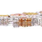 �s���N�_�C�������h �C�G���[�_�C�������h �_�C�������h �g�[�^�� 10ct �z���C�g�S�[���h �s���N�S�[���h �C�G���[�S�[���h �l�b�N���X