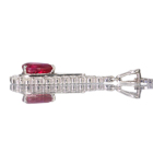 ����M�s�W�����u���b�h���r�[ 0.6ct �_�C�������h 0.4ct �v���`�i �l�b�N���X