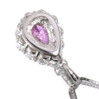 �p�p���`�A�T�t�@�C�A 0.5ct �_�C�������h 0.5ct �v���`�i �l�b�N���X