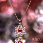 ���r�[ �_�C�������h 0.4ct �C�G���[�S�[���h �l�b�N���X