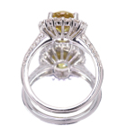 �X�t�F�[�� 2.84ct �_�C�������h 0.85ct �v���`�i �����O(�w��)