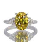�X�t�F�[�� 3.84ct �_�C�������h 0.15ct �v���`�i �����O(�w��)