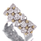 �_�C�������h 0.5ct �z���C�g�S�[���h �C�G���[�S�[���h �����O(�w��)