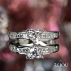 �n�[�g�V�F�C�v�_�C�������h ��0.7ct �_�C�������h 0.4ct �v���`�i �����O(�w��)