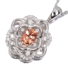 �C���y���A���g�p�[�Y ��1ct �_�C�������h 0.2ct �v���`�i �l�b�N���X