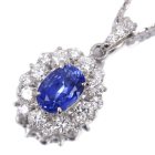 �R�[���t�����[�u���[�T�t�@�C�A 0.8ct �_�C�������h 0.3ct �v���`�i �l�b�N���X