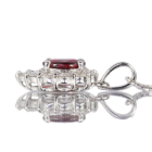 �s�W�����u���b�h���r�[ 0.8ct �_�C�������h 0.6ct �v���`�i �l�b�N���X