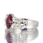 ���r�[ 1.2ct �_�C�������h 1ct �v���`�i �����O(�w��)