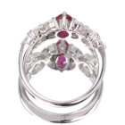 ���r�[ 1.2ct �_�C�������h 1ct �v���`�i �����O(�w��)