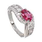 �l�I���s���N�X�s�l�� ��1ct �_�C�������h 0.5ct �v���`�i �����O(�w��)