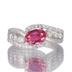 �l�I���s���N�X�s�l�� ��1ct �_�C�������h 0.5ct �v���`�i �����O(�w��)