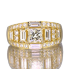 �C�G���[�_�C�������h 1.0ct/VLY/SI1 �_�C�������h 1.2ct �C�G���[�S�[���h �����O(�w��)