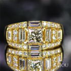 �C�G���[�_�C�������h 1.0ct/VLY/SI1 �_�C�������h 1.2ct �C�G���[�S�[���h �����O(�w��)