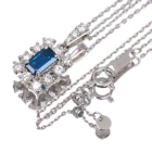 �A�E�C�i�C�g 0.35ct �_�C�������h 0.4ct �v���`�i �l�b�N���X