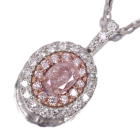 �s���N�_�C�������h 0.23ct/ �_�C�������h ��0.2ct �v���`�i �s���N�S�[���h �l�b�N���X