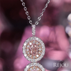 �s���N�_�C�������h 0.23ct/ �_�C�������h ��0.2ct �v���`�i �s���N�S�[���h �l�b�N���X