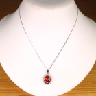 �A���f�V�� 3.6ct �_�C�������h 0.7ct �v���`�i �l�b�N���X