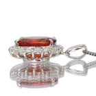 �A���f�V�� 3.6ct �_�C�������h 0.7ct �v���`�i �l�b�N���X