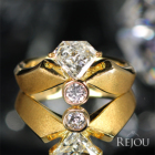 �_�C�������h 0.8ct �_�C�������h 0.15ct �C�G���[�S�[���h �����O(�w��)