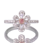 �s���N�_�C�������h 0.089ct/FIP/SI1 �_�C�������h 0.5ct �v���`�i �s���N�S�[���h �����O(�w��)