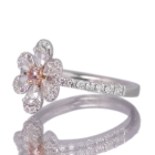 �s���N�_�C�������h 0.089ct/FIP/SI1 �_�C�������h 0.5ct �v���`�i �s���N�S�[���h �����O(�w��)