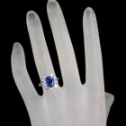 �X�������J�Y����M�u���[�T�t�@�C�A 2ct �_�C�������h 1.3ct �v���`�i �����O(�w��)