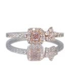 �s���N�_�C�������h 0.16ct/FLP/SI2 �_�C�������h ��0.3ct �v���`�i �����O(�w��)